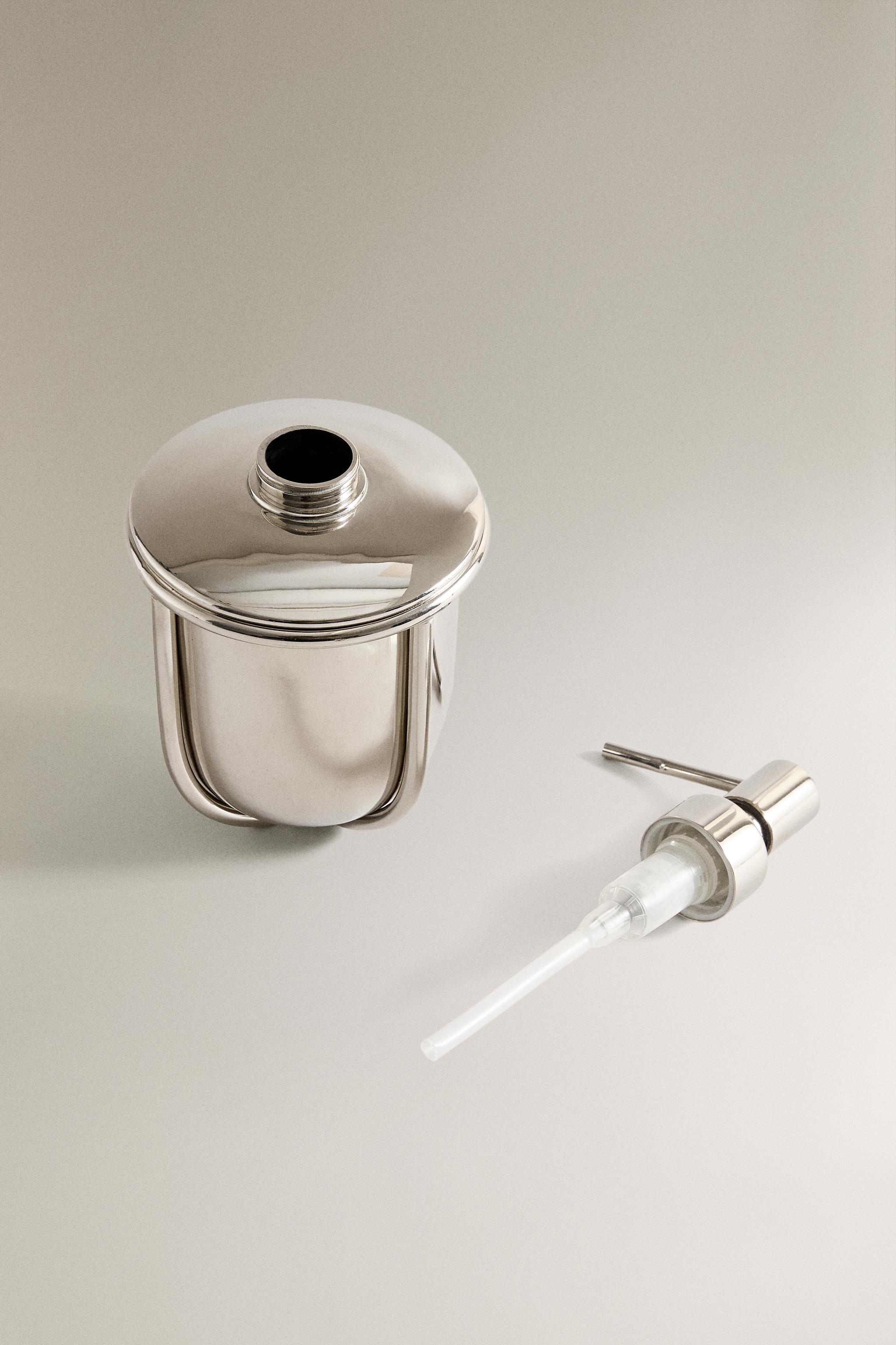 SHINY METAL SOAP DISPENSER